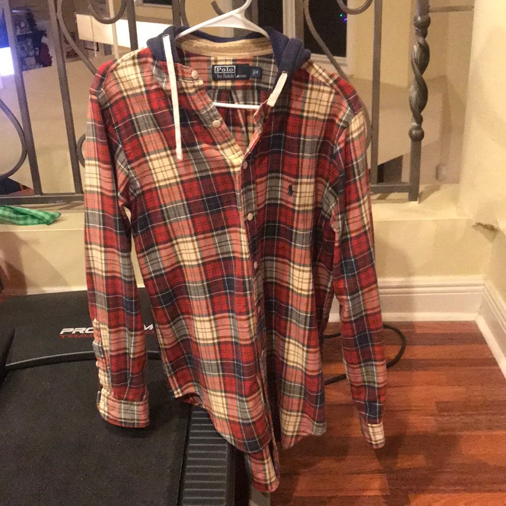 Ralph Lauren Flannel hoodie